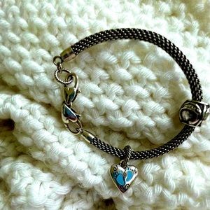 Brighton Beverly Glam Bracelet  two Charms